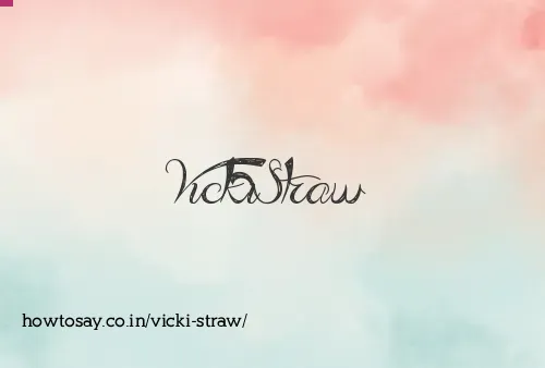 Vicki Straw