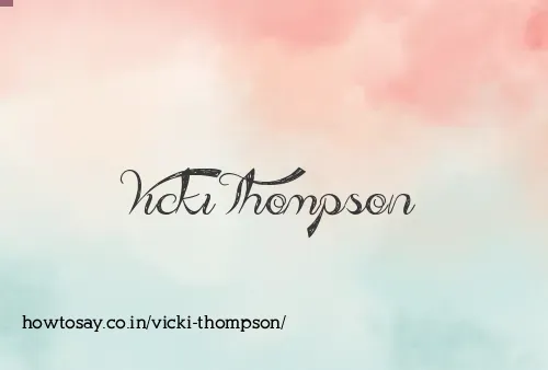 Vicki Thompson