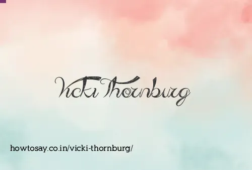 Vicki Thornburg