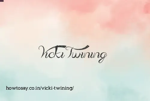 Vicki Twining