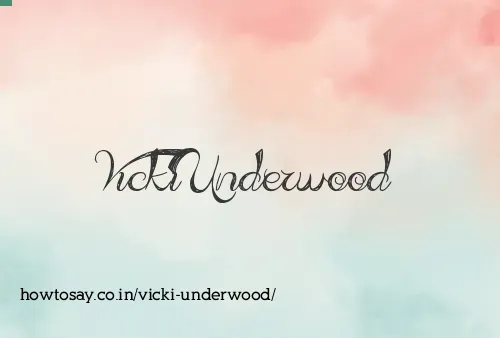 Vicki Underwood