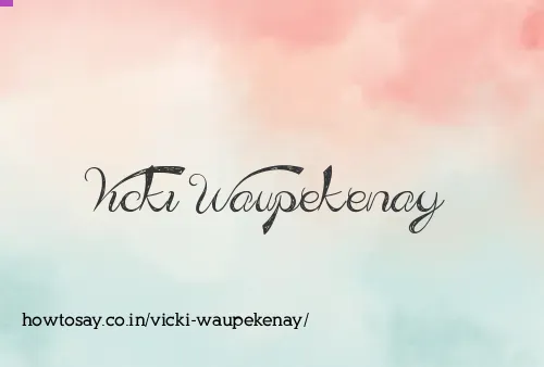 Vicki Waupekenay