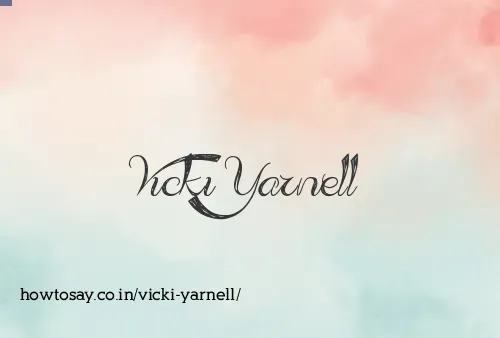 Vicki Yarnell