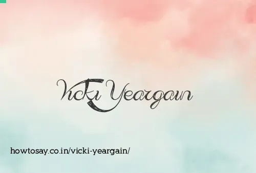 Vicki Yeargain
