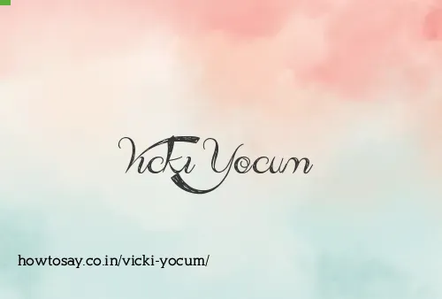 Vicki Yocum