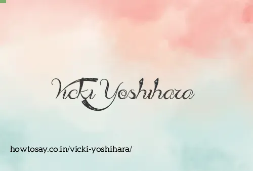 Vicki Yoshihara