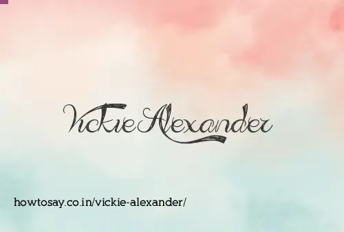 Vickie Alexander