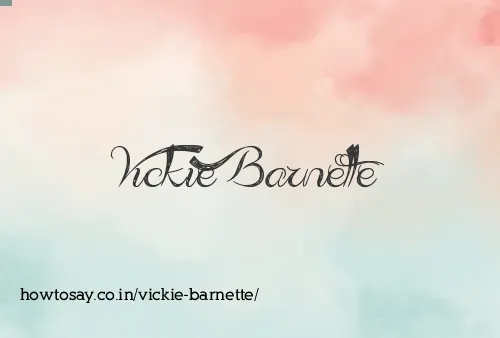 Vickie Barnette