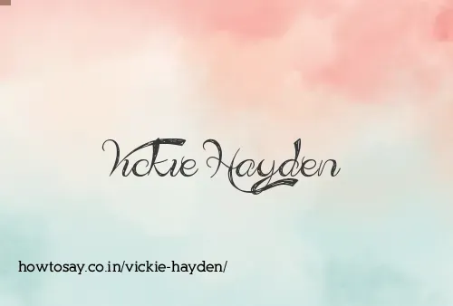 Vickie Hayden
