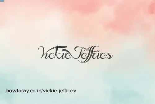 Vickie Jeffries