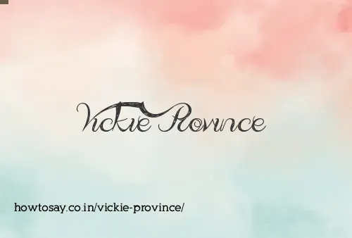 Vickie Province
