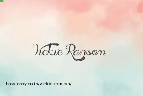 Vickie Ransom