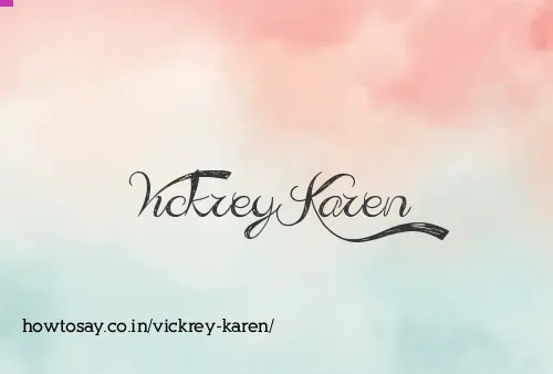 Vickrey Karen