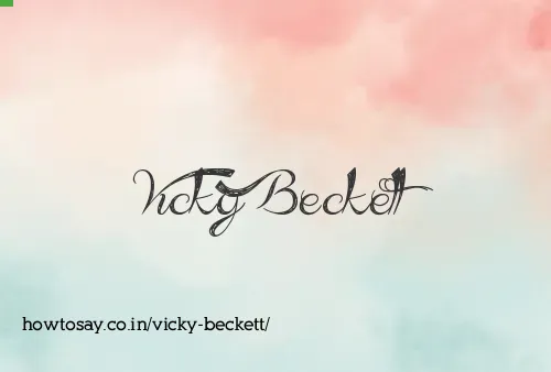 Vicky Beckett