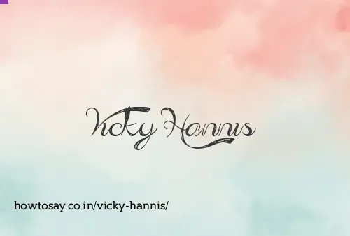 Vicky Hannis
