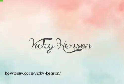 Vicky Henson