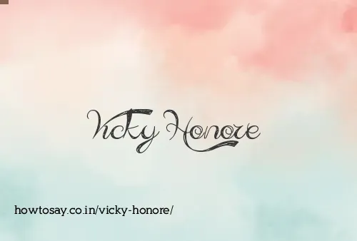 Vicky Honore