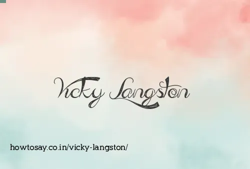 Vicky Langston