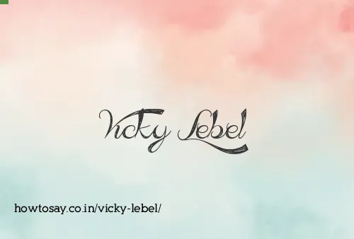 Vicky Lebel