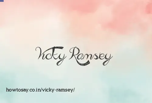 Vicky Ramsey