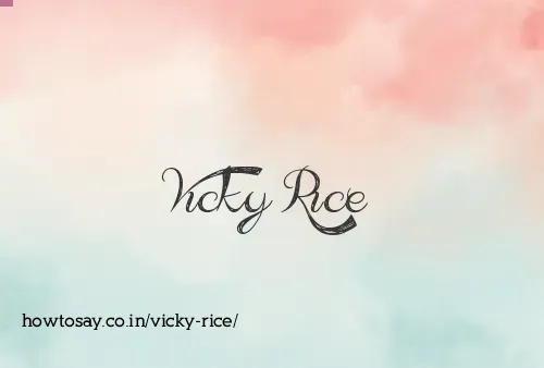 Vicky Rice
