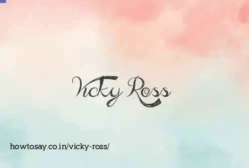 Vicky Ross