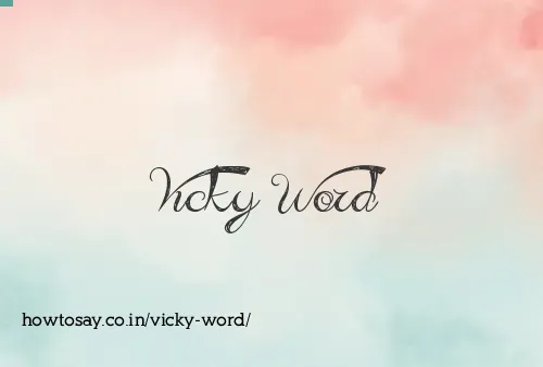 Vicky Word