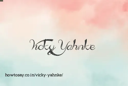 Vicky Yahnke