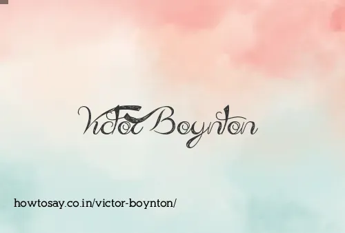 Victor Boynton