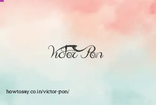 Victor Pon