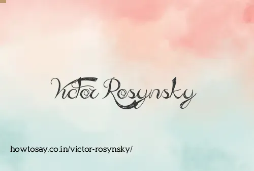 Victor Rosynsky