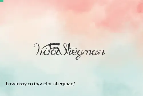 Victor Stiegman