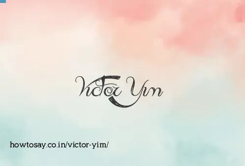 Victor Yim