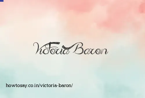 Victoria Baron
