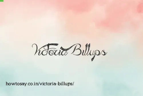 Victoria Billups