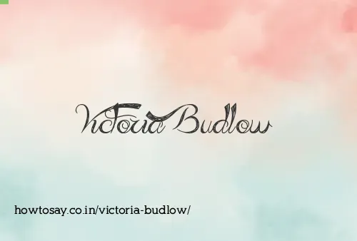 Victoria Budlow