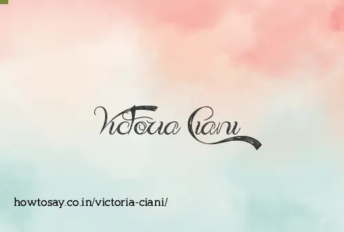 Victoria Ciani