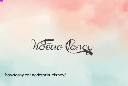 Victoria Clancy