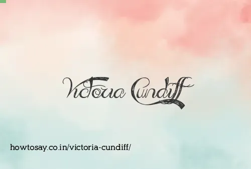 Victoria Cundiff