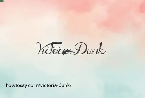 Victoria Dunk