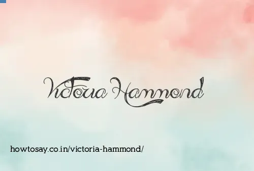 Victoria Hammond