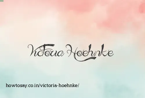 Victoria Hoehnke