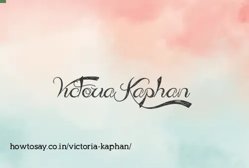 Victoria Kaphan