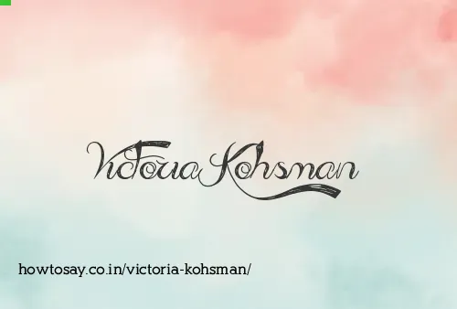 Victoria Kohsman