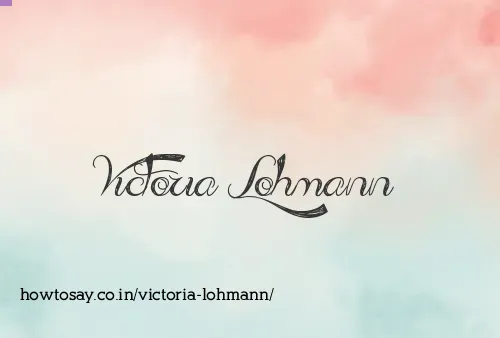 Victoria Lohmann