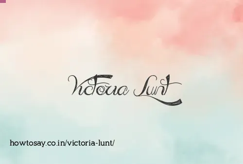 Victoria Lunt
