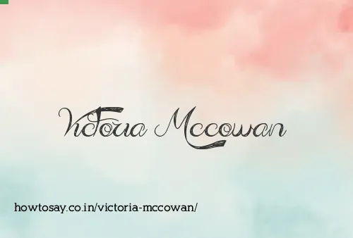 Victoria Mccowan