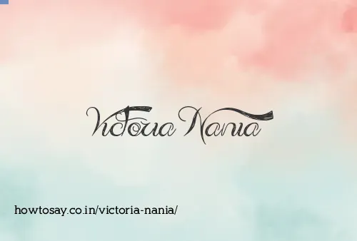 Victoria Nania