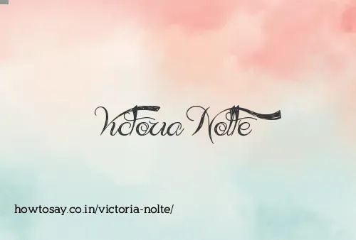 Victoria Nolte