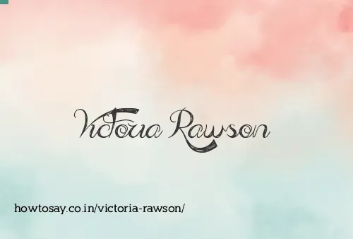 Victoria Rawson